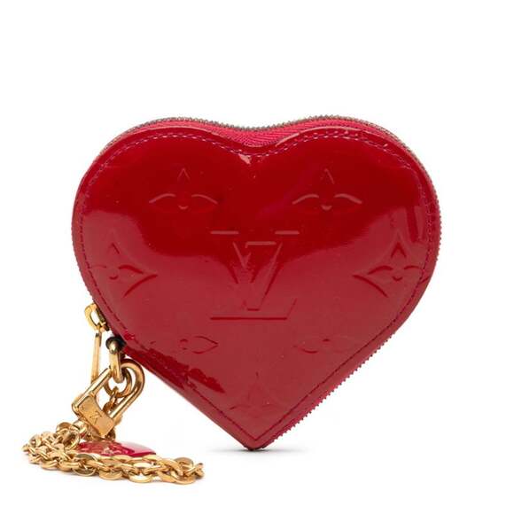 LOUIS VUITTON Accessories - Louis Vuitton Monogram Vernis Porte Monnaie Coeur Wallet/Coin Case M93562 Pom...
